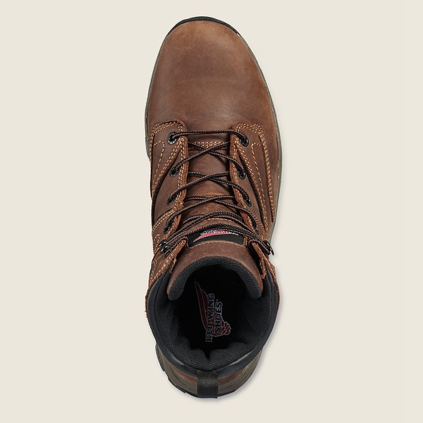 Vandrestøvler Herre - Red Wing Truhiker - 6-Inch Safety Toe - Brune/Sort - STOREP-402